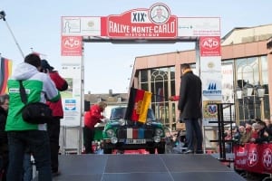 Start der 19. Rallye Monte-Carlo Historique 2016 in Bad Homburg