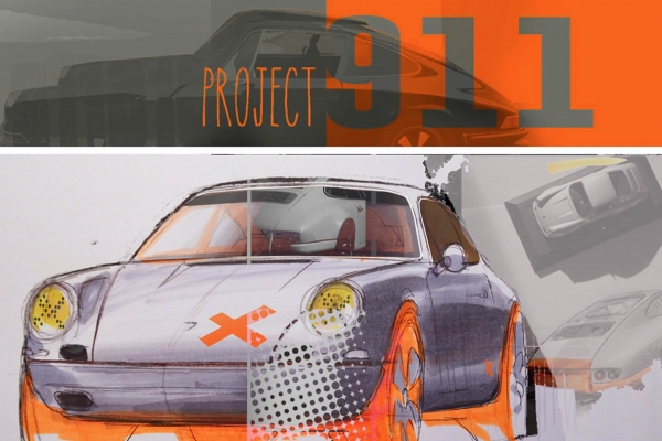 Designskizze zum 911er von Markus Haub