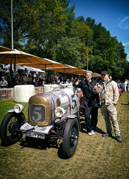 Kurt Nägele und Volker Schneider (vlnr) auf den Vintage Race Days 2019, Foto: Anke Nägele